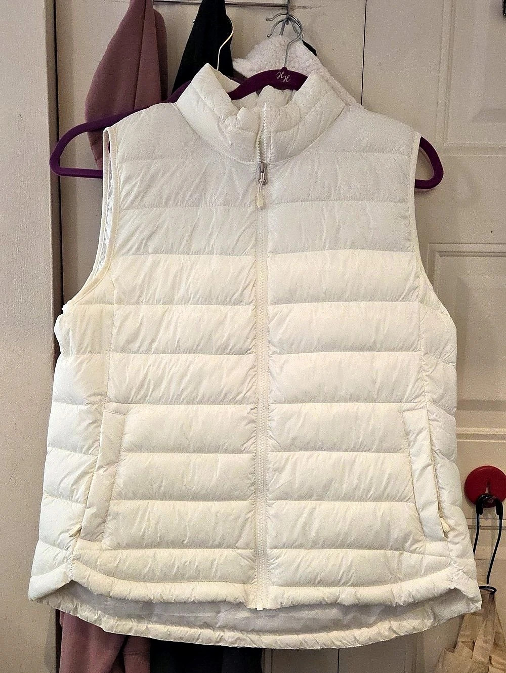 32 Degrees White Puffer Vest XL